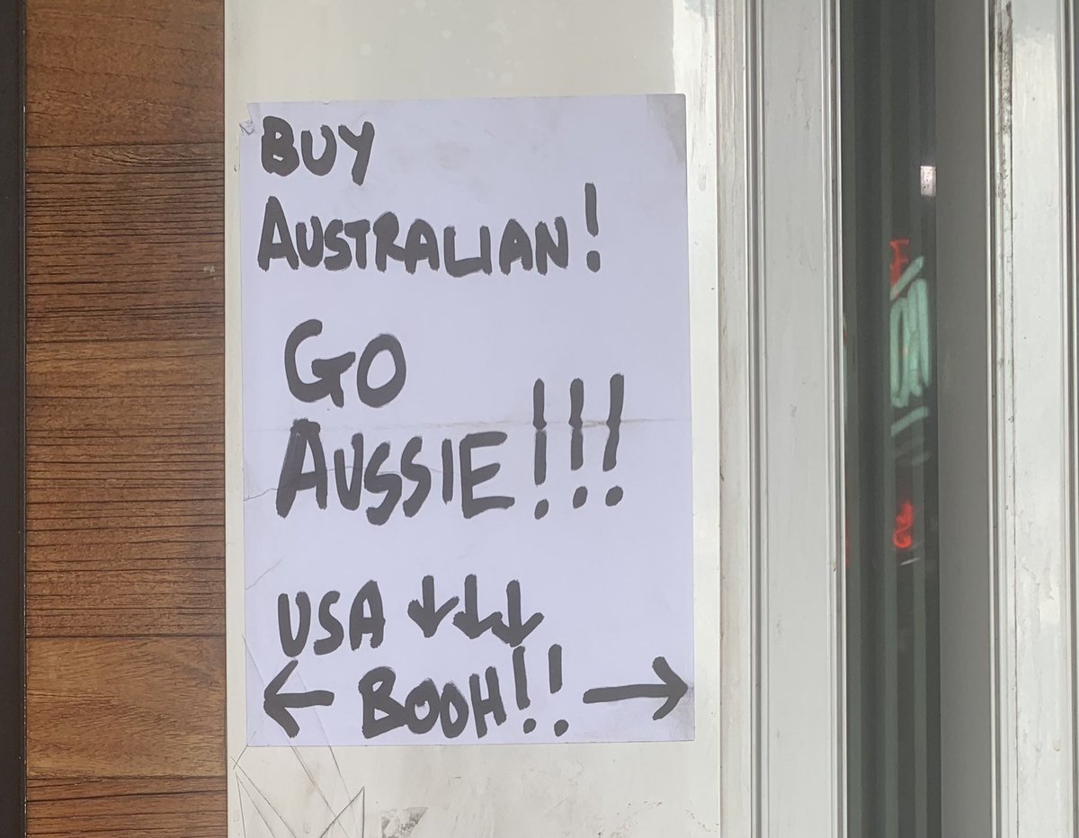 graffiterati's tweet photo. #buyaussie #aussie #buyaustralianmade #buyaustralian #australia #boo #retail #melbourne #graffiti #slogangraffiti @graffiterati @sevenbreaths https://t.co/gtgsZmi1TO