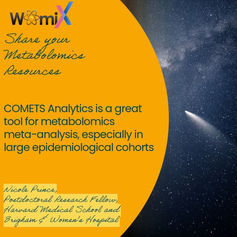 If you need a resource for metabolomics meta-analysis in #epidemiological cohorts, @NicolePrince724 has the tool for you! comets-analytics.org