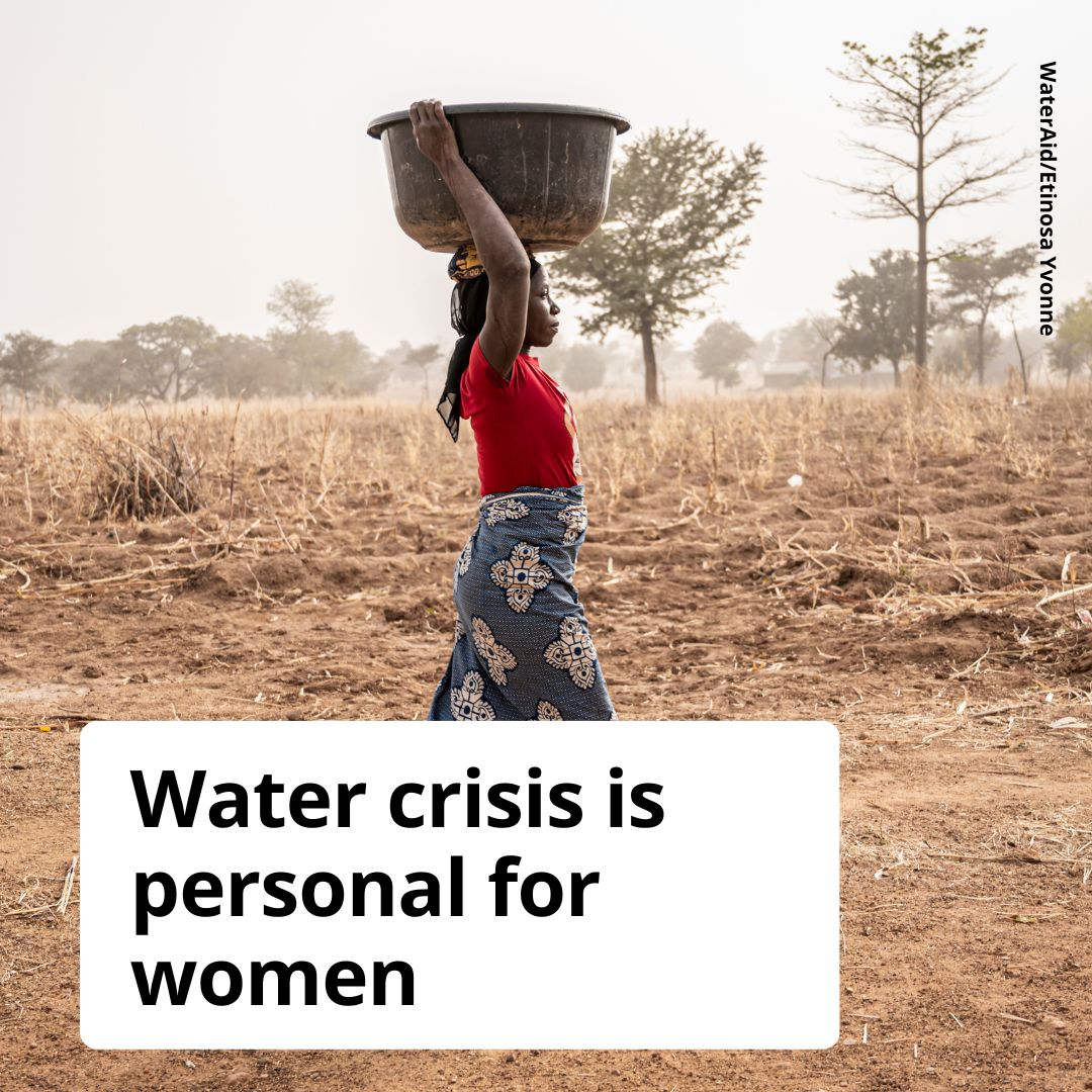 For women, the water crisis is personal as they are saddled with the responsibility of walking miles to collect water. With less than a decade in achieving SDG6, there is an urgent need to accelerate action so that no woman is held back. #WASH4All #InspireInclusion