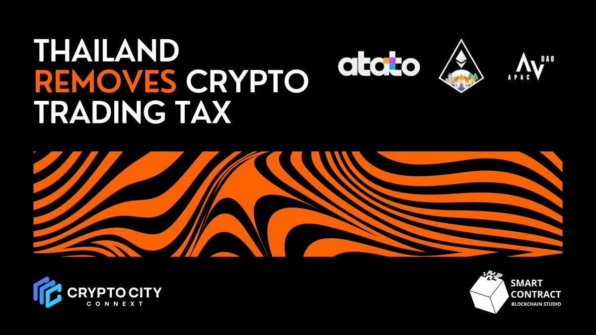 ethbkkofficial's tweet photo. 🎉 Thailand has removed the crypto trading tax and positioned itself as a digital asset hub. Read more about this significant development in the article below. #Thailand #Crypto #DigitalAssetHub #Blockchain [Link: https://t.co/DPecAqUZiY] @atato_tech @Chiangmaicrypto @apacdao https://t.co/qa7Cr1A6Ma