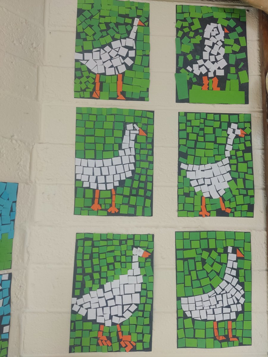 Beautiful mosaic artwork by 4th class