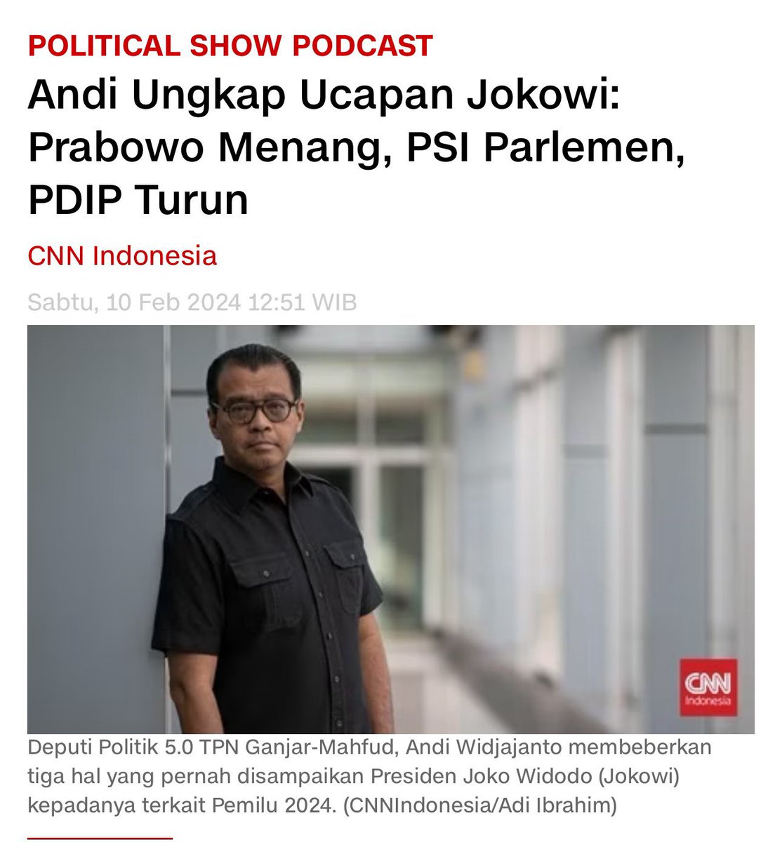 Sebelum Andi Widjoyanto mengungkap ke publik, saya sudah dapat info tentang 3 keinginan Presiden Jokowi terkait Pemilu 2024 ini. Awal Januari saya sudah diberi tahu, sebelum podcast yg viral itu. Tapi saya masih agak ragu apakah mungkin Jokowi akan mewujudkan 3 keinginan…