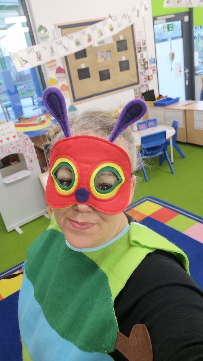 Day three.... Of World Book Day in Foundation. The caterpillar...Giles Andreae @worldofhappy