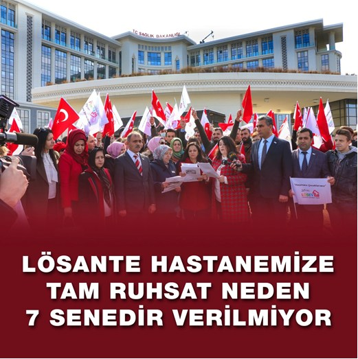 LÖSANTE HASTANESİNE ACİL RUHSAT VERİLSİN!
Lösemili Çocuklar hayat bulsun❤️
#LösanteyeTamRuhsat