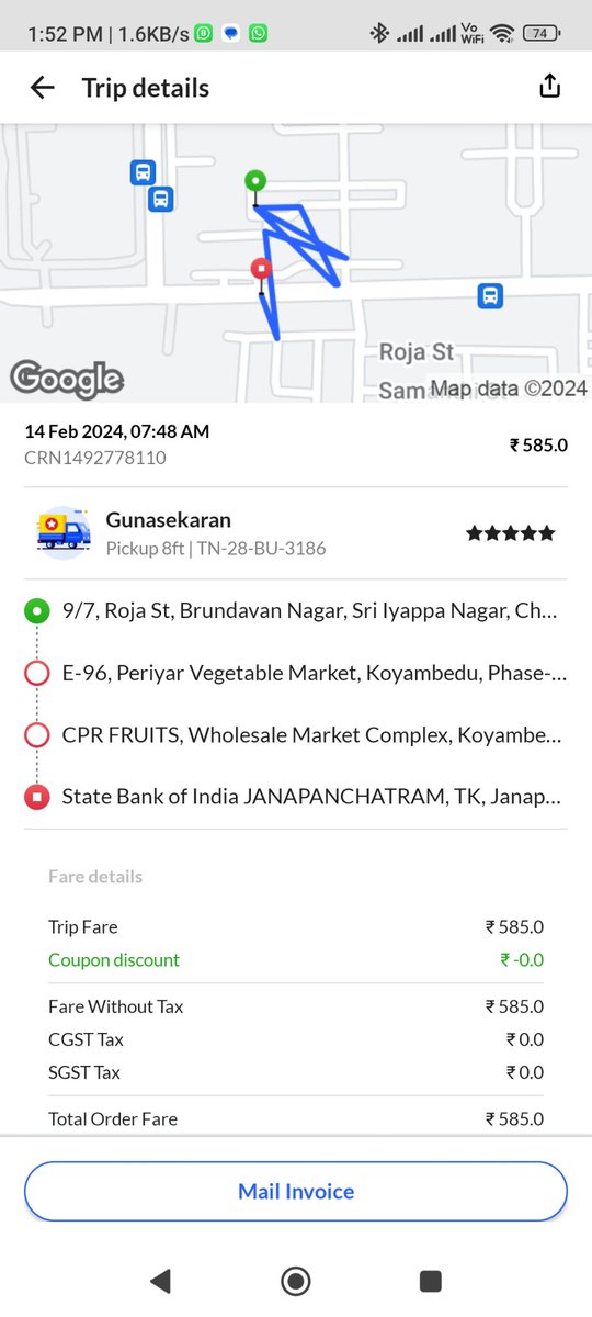 HariK0o7's tweet photo. @porterit_ @Prabhulog1 @OlaElectric My @porterit_ account shows due payment ₹585 for cancellation order
Even though I send ₹150 as fees for his input.

Please check as serious issues and remove due amount to proceed Logistics booking from @porterit_ app https://t.co/CBDHw1ndy3