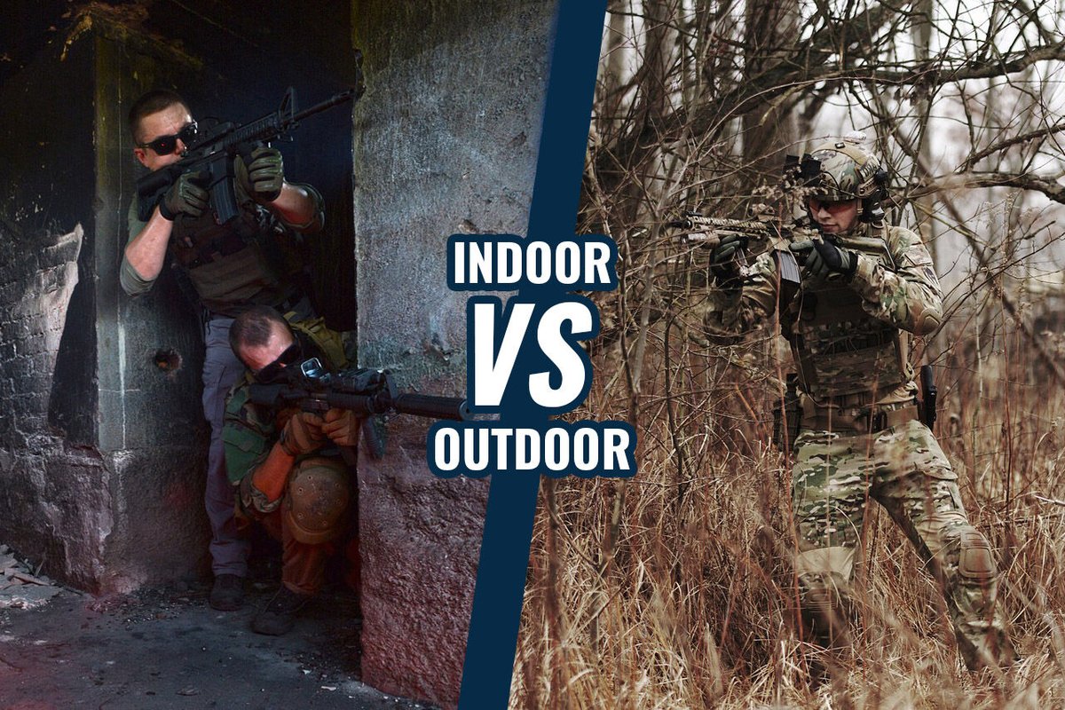 Are you an indoor or an outdoor shooter? We think both are pretty great, but to settle the debate, we’ve drafted up some pros and cons of each location. What do you think? abbeysupply.com/resources/indo… 

#Airsoft #UKAirsoft #Shooting #Airsoftguns #AirsoftNation