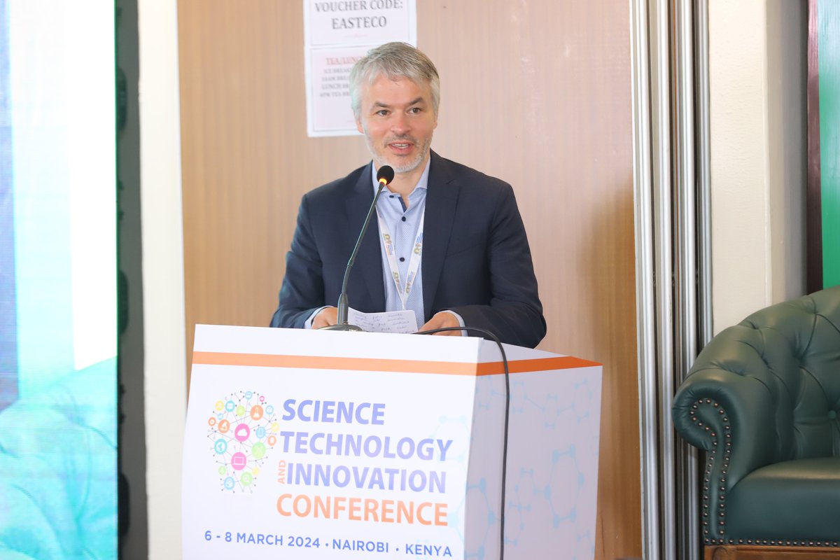 EAC Regional STI Conference (@eac_sti) on Twitter photo #HappeningNow: Bjorn Richter, EAC GIZ Cluster Coordinator/<a href="/eacgiz/">GIZ support to the East African Community</a> “#AI is at the moment disrupting not only higher education but also basic education. I am inviting you to connect with #German researchers & institutions on this.”
#EACSTI2024 <a href="/mfbenda/">Muyambi Fortunate</a> <a href="/easteco1/">East African Science & Technology Commission</a> <a href="/iucea_info/">IUCEA</a> #HappeningNow: Bjorn Richter, EAC GIZ Cluster Coordinator/<a href="/eacgiz/">GIZ support to the East African Community</a> “#AI is at the moment disrupting not only higher education but also basic education. I am inviting you to connect with #German researchers & institutions on this.”
#EACSTI2024 <a href="/mfbenda/">Muyambi Fortunate</a> <a href="/easteco1/">East African Science & Technology Commission</a> <a href="/iucea_info/">IUCEA</a>
