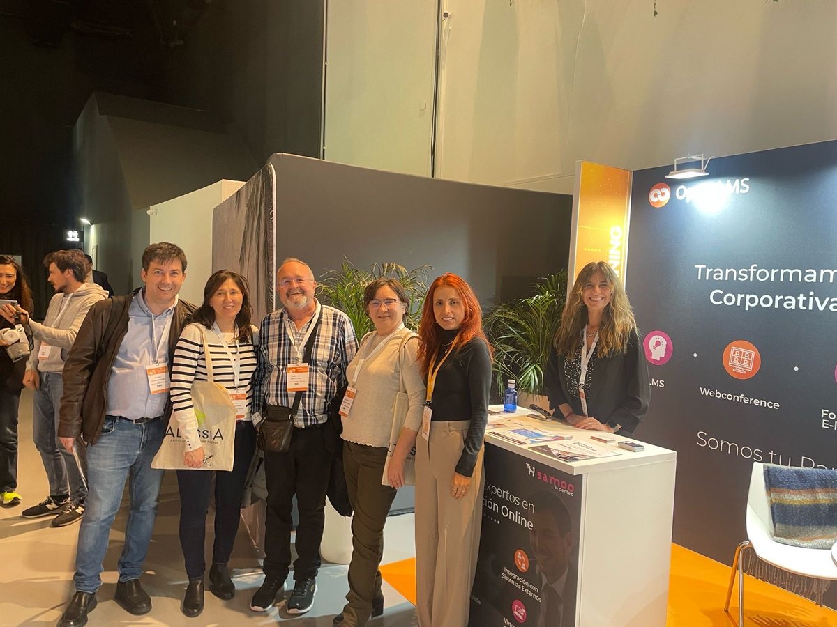 SamooElearning's tweet photo. ✨¡Comenzamos el segundo día en @expoelearning!
Recuerda que estamos en el stand 33 junto a @Open_LMS 

¡Te esperamos para conocer las últimas novedades en el sector! 🚀 

#expoelearning #empresas #IA #openlms #innovación https://t.co/JU00wDFEBV