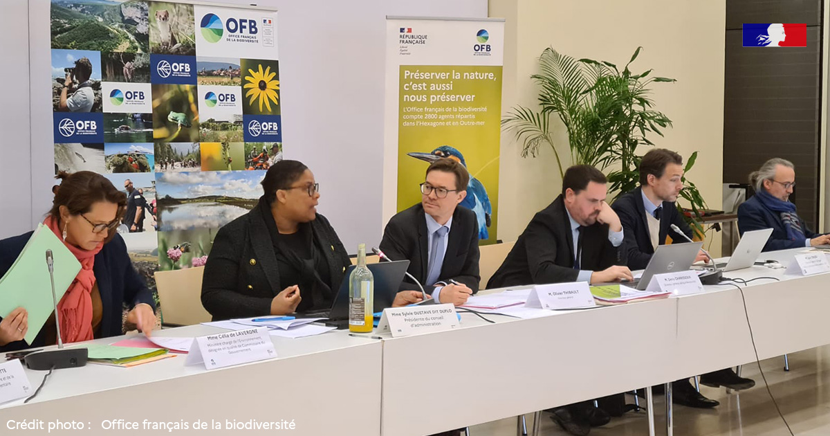 Élection de la présidente et des 3 vice-présidents lors du conseil d’administration de l’OFB du 5 mars.

🔸<a href="/DitGustave/">GUSTAVE DIT DUFLO Sylvie</a> Présidente 
🔹<a href="/sandrinebelier/">Sandrine Bélier</a>  1ère vice-présidente
🔹Hubert-Louis Vuitton2ème vice-président
🔹<a href="/AndreFlajolet/">André FLAJOLET</a> 3ème vice-président

👉 bit.ly/3v2cqzZ