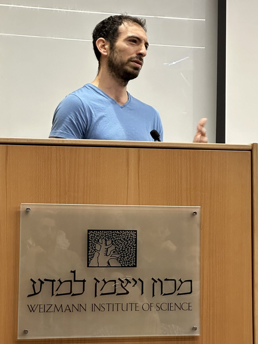 …continuing with an inspiring talk by Yotam Cohen <a href="/Yot_Coh/">Yotam Cohen</a> <a href="/Elinav_Lab/">ElinavLab</a> on some new and unexpected host-microbiome interactions impacting common human diseases. Great job Yotam!