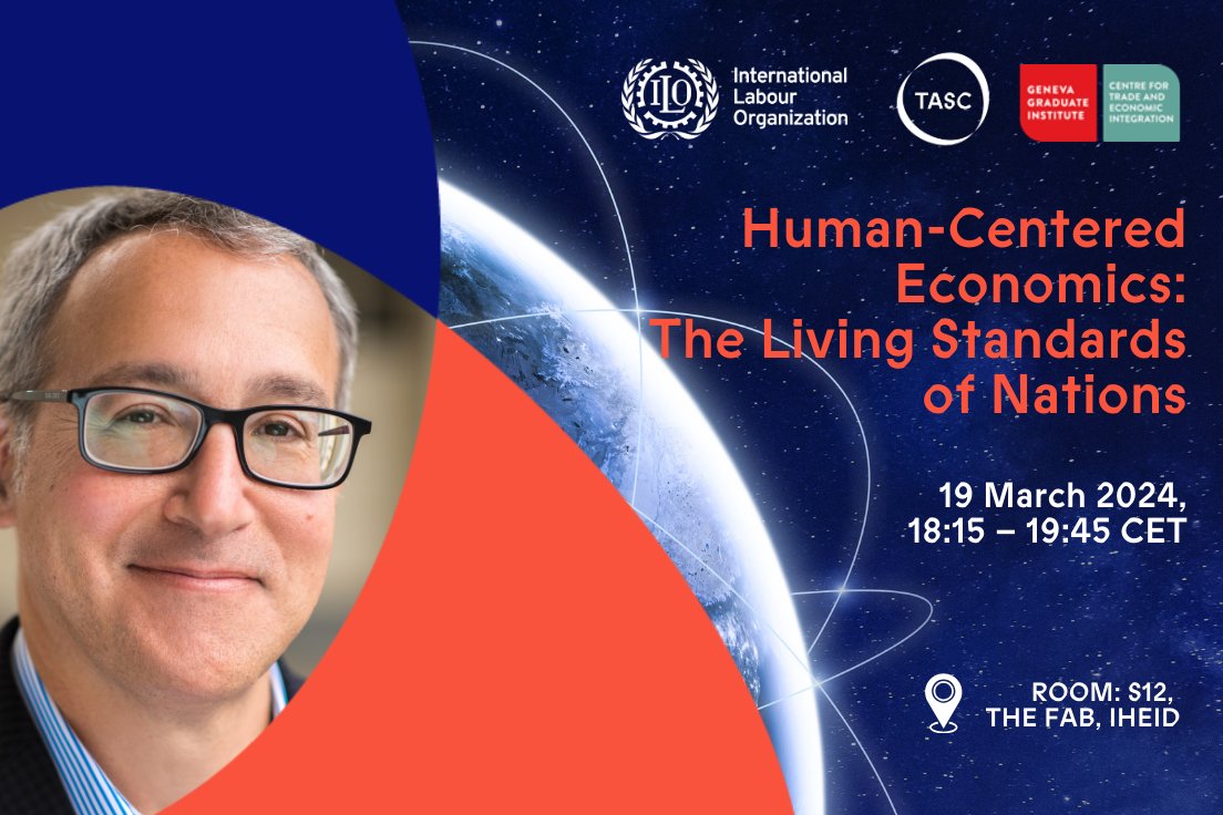 Explore a new vision for economies where growth alone doesn't lift living standards. Dive into a discussion with Cédric Dupont & Richard Samans on 'Human-Centered Economics: The Living Standards of Nations.' 📅 19 March ⏰ 18:15 📍 @GVAGrad 🔗 Register➡️ bit.ly/3P9WG4W