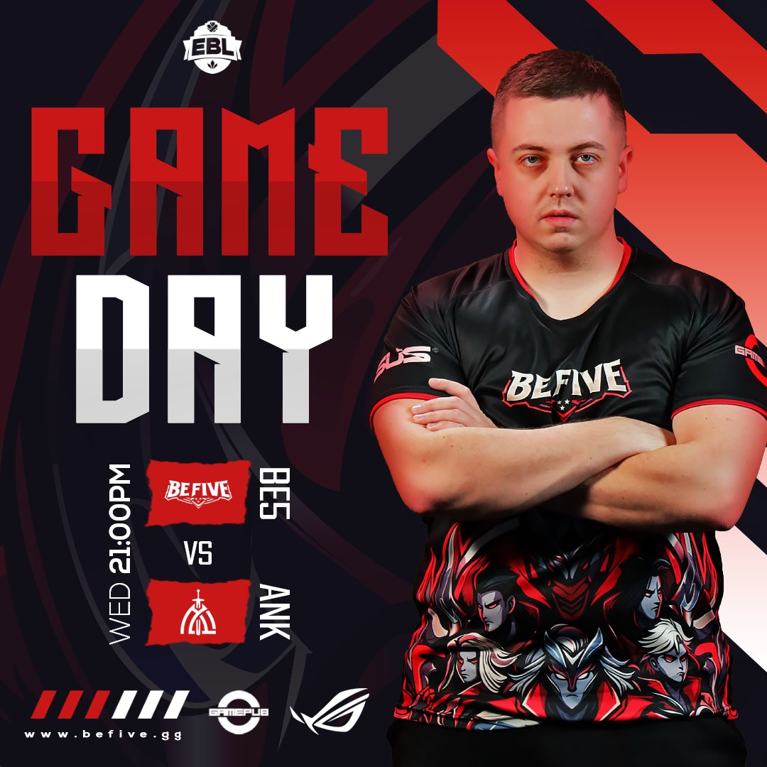 Good morning gamers, superweek starts today! ☕️

We play against <a href="/ankoragg/">Ankora Gaming</a> at 9PM on <a href="/FortunaEsports/">Fortuna Esports #EBL2025</a> YouTube channel! ✨

#BeFive 🖤❤️