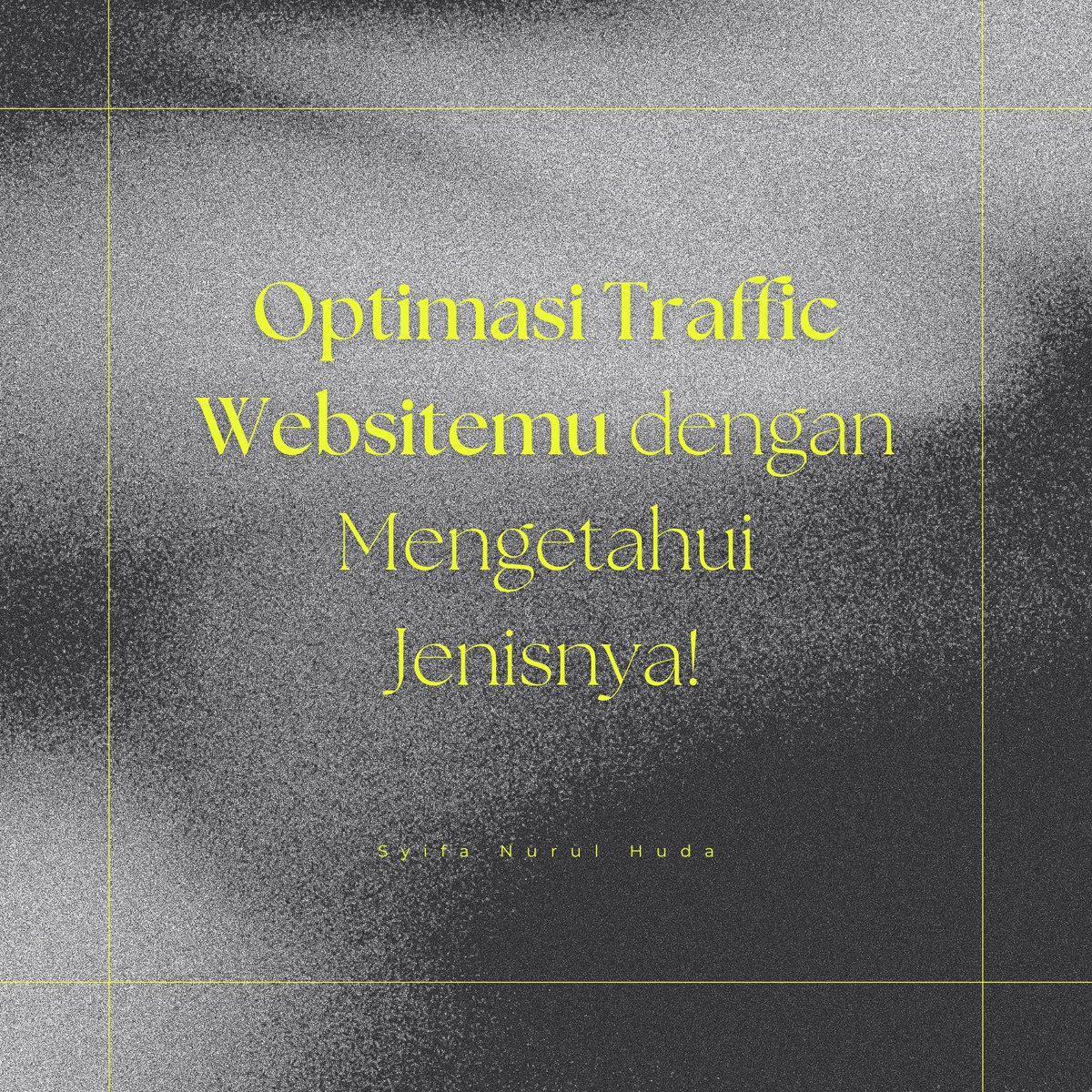 syifanhh's tweet photo. Optimasi traffic pada website merupakan salah satu digital marketing metrics yang penting. Semakin baik trafficnya, menggambarkan semakin banyak pula orang yang mengatahui website kita.

#digitalmarketing #digitalmarketingmetrics (1/2) https://t.co/5nttHiNaNO
