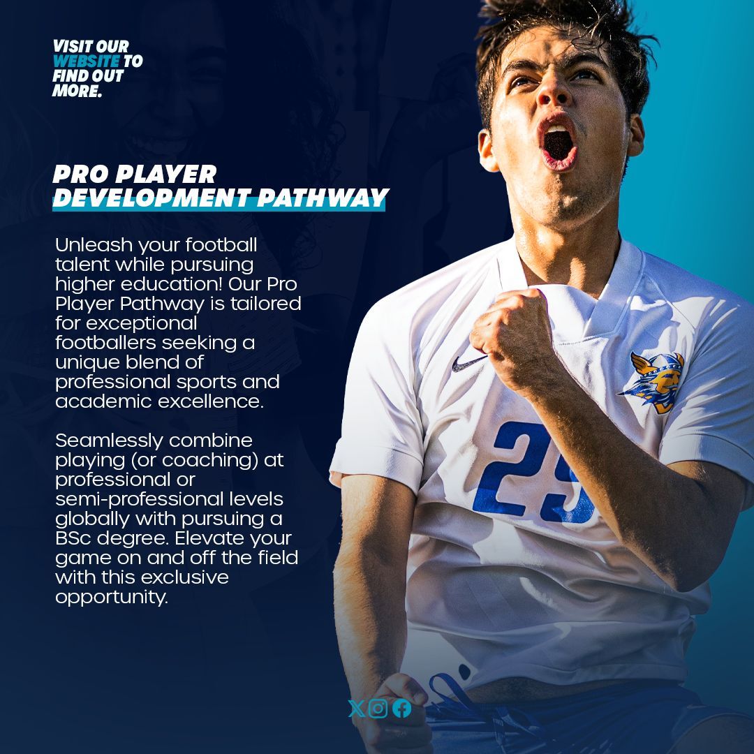 Studying with UCS is not only about the inspirational degree programme. Alongside your studies, we offer a 'Pro player development pathway', ideal for those who are looking to blend professional sport and their degree. Info at buff.ly/3DPMHM7 #blendedlearning #pathways