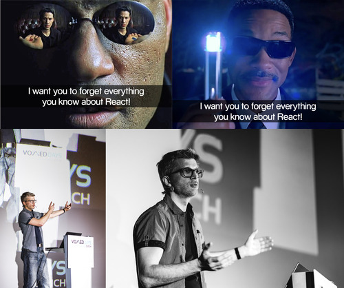 Jonas Bandi (@jbandi) on Twitter photo Tomorrow I give my talk "React Server Components - Explained for Backend Developers" at <a href="/VoxxedZurich/">Voxxed Days Zürich</a>
voxxeddays.com/zurich/schedul…
Which of the following intro slides do you like better - Matrix vs. MIB? Tomorrow I give my talk "React Server Components - Explained for Backend Developers" at <a href="/VoxxedZurich/">Voxxed Days Zürich</a>
voxxeddays.com/zurich/schedul…
Which of the following intro slides do you like better - Matrix vs. MIB?