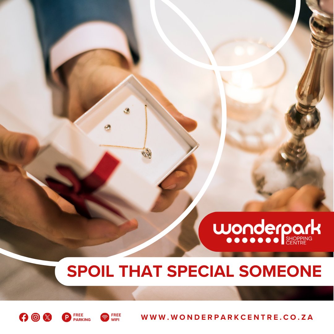 There’s nothing quite as special as receiving a timeless piece of jewellery from a loved one… 🎁 Spoil your special someone with an exquisite necklace, ring, or bracelet from Phoenix Jewellers, only at Wonderpark Shopping Centre! 💎💖