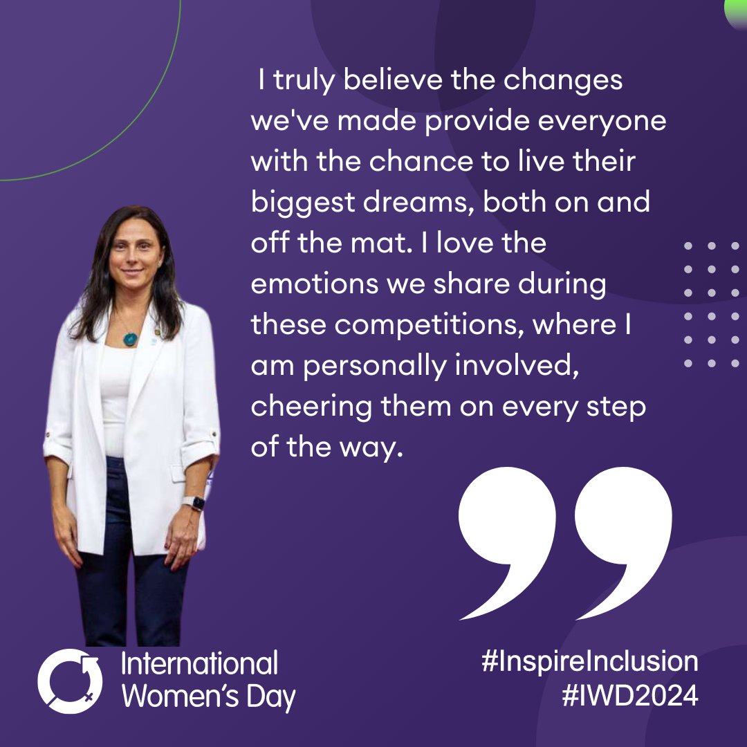 Let's hear from one of the women who make IBSA judo tick! Enikő Csokási is the IT expert on the IBSA Judo Sport Committee. #IWD2024 #InspireInclusion