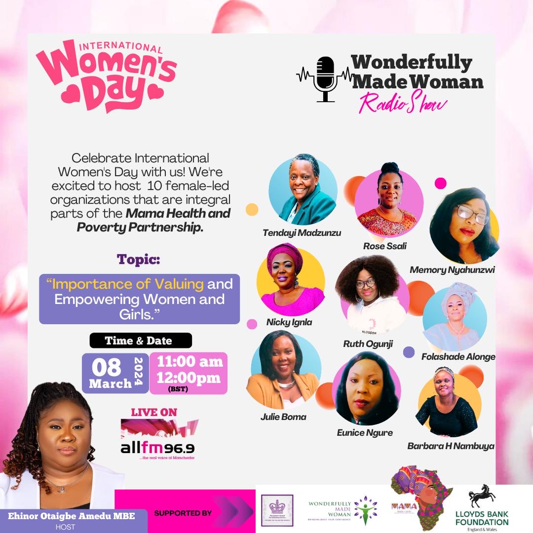 ⁦@WMADEWOMAN⁩ radio show will be hosting members of ⁦@mama_poverty⁩ this Friday on ⁦@ALLFM⁩ @ 11am in celebration of International Women’s Day.⁦@LBFEW⁩ ⁦@LankellyChase⁩ ⁦⁩ ⁦@WhyNotChange⁩ ⁦⁩ ⁦@UN_Women⁩