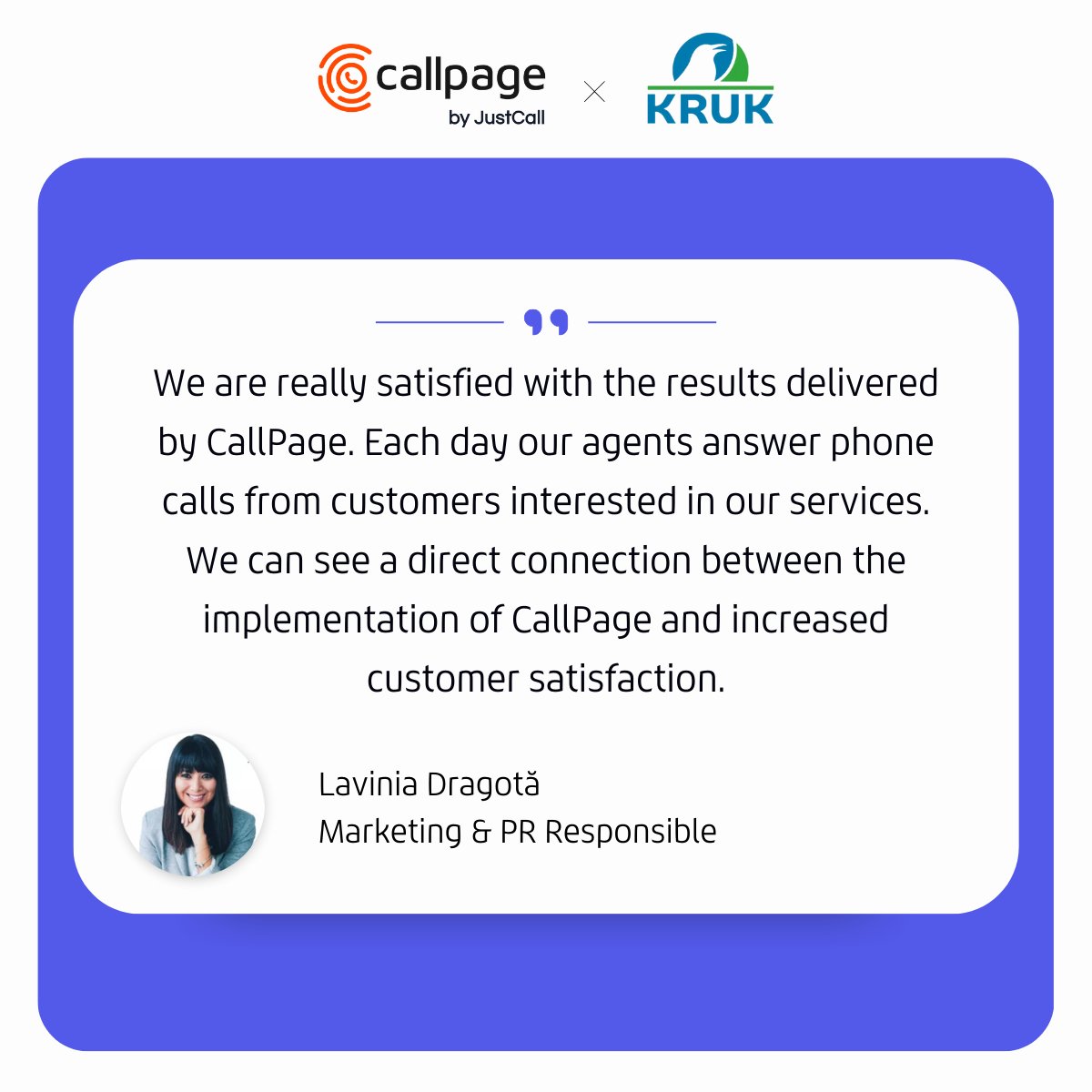 KRUK España, an international company offering debt collection services, faced the challenge of increasing their #websiteconversions. 

📈 Offering an immediate call via website was exactly what customers and potential clients were looking for.

#clicktocall #callback #CallPage