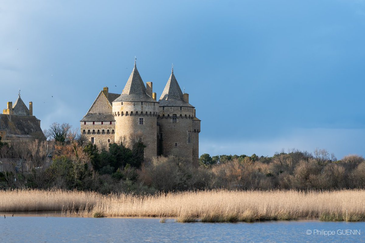 Suscinio sur la #PresquiledeRhuys 
#Bretagne #Brittany #Chateau #Medieval #CieldHiver #RayondeSoleil #MagnifiqueFrance #FranceMagique #BaladeSympa