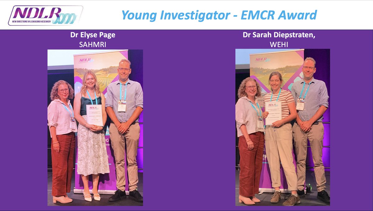 Congratulations to our Young Investigator EMCR Award recipients. #NDLR2024