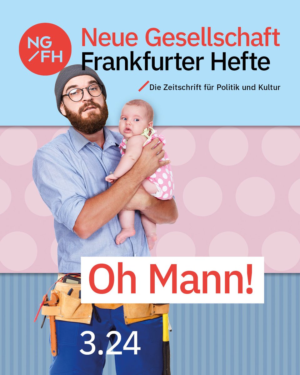 Der Stoßseufzer des März-Titels »Oh Mann!« nimmt es vorweg: Er ist ein Problem: in Gestalt der Trumps, Putins, u.a. Andererseits: Männer in #Elternzeit, liebevolle #Väter sind keine Ausnahme mehr. Ist der harte Mann ein Auslaufmodell? @FESonline frankfurter-hefte.de/aktuelle-ausga…