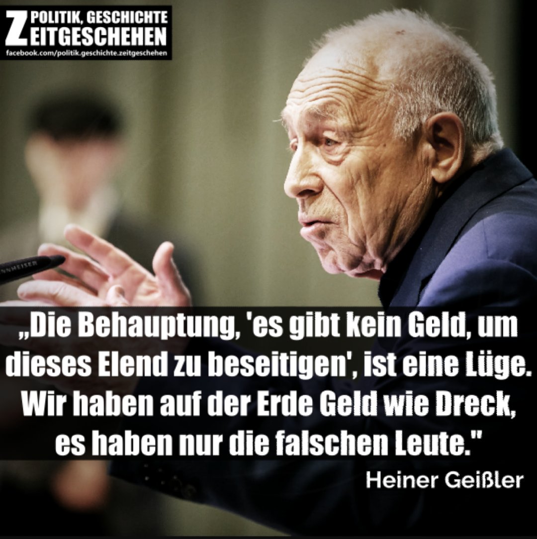 #Steuergerechtigkeit
Wie sagte dereinst schon
Heiner Geißler
'Wir haben auf dieser Erde Geld wie Dreck es haben nur die Falschen'