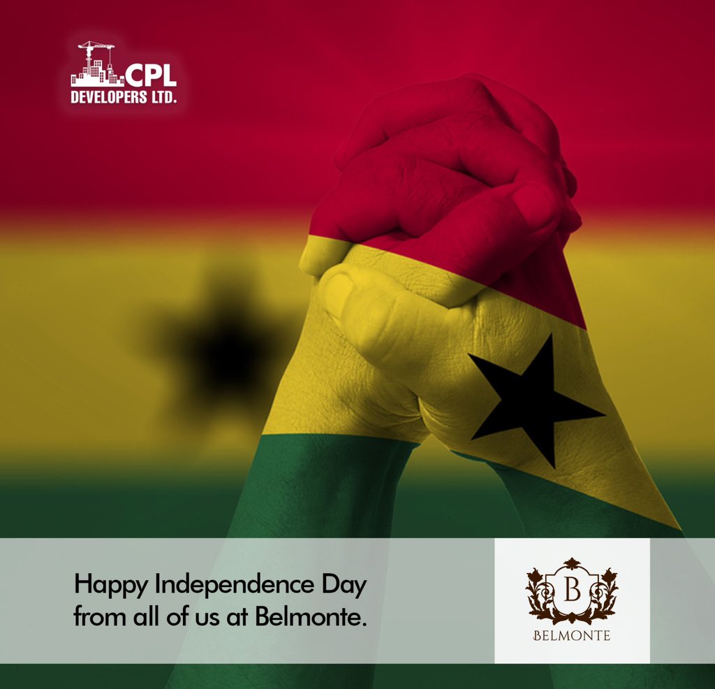 CplDevelopers's tweet image. Happy Independence Day to our wonderful nation! 🇬🇭 

Today, we celebrate the freedom, unity &amp;amp; resilience that define us as a people. Let's cherish the liberties we enjoy &amp;amp; work together to build an even brighter future for generations to come. 

#CPLDevelopers #GhanaAt67