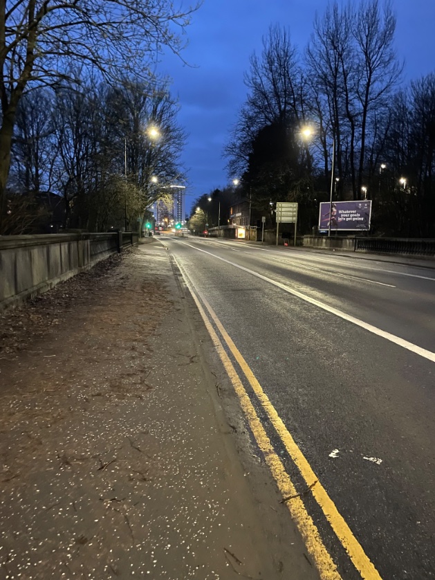 Streets are surreal at 6am. Morning runs are a rare time to find quiet in the city.