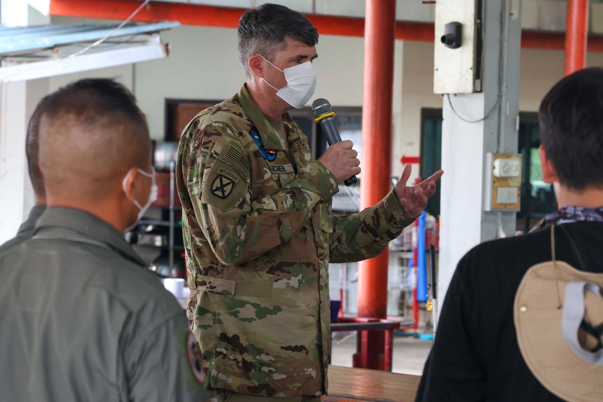 U.S. Army Soldiers with 2-158th Assault Helicopter Battalion and Royal Thai Army Soldiers from 9th Aviation Battalion visited the School for the Blind and the Blind with Multiple Handicaps in Lop Buri, Thailand during #ExerciseCobraGold2024.

#CG24 #FreeandOpenIndoPacific