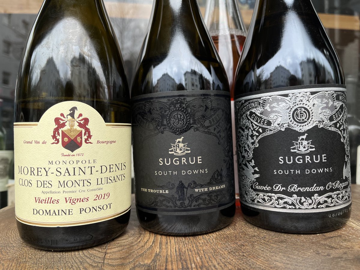 Trouble With Dreams and Cuvee Dr Brendan O’Regan in good company in Düsseldorf #sugruesouthdownns @kierdorfwein