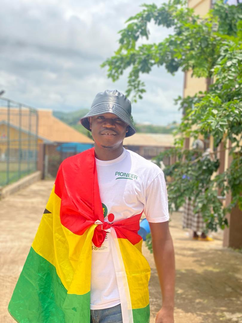… <a href="/theJKntim/">𝚔𝚘𝚏𝚒_𝚗𝚝𝚒𝚖-𝚐𝚢𝚒𝚖𝚊𝚑</a> posted here in a while .

Raise high the flag of Ghana
And one with Africa advance; 
Black star of hope and honour, 
To all who thirst for liberty; 
Where the banner of Ghana freely flies,
May the way of freedom truly lie 
Happy Independence Day !