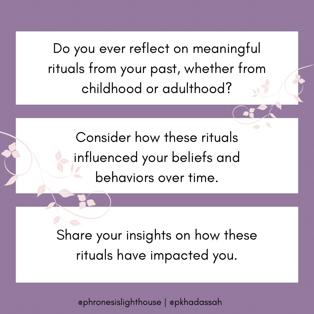 PhronesisLight1's tweet photo. Comment below 👇 

#rituals #routines #habits https://t.co/e1EZHJtkCf