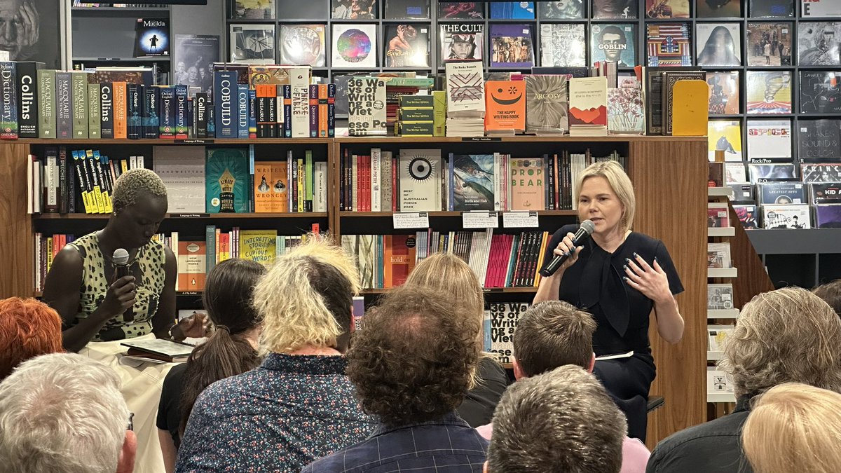 Kate Shuttleworth (@k8shuttleworth) on Twitter photo Launch of “Reboot: Feminism in the algorithm age” by <a href="/Carla_Wilshire/">Carla Wilshire</a> of <a href="/SocialPolicyAUS/">The Social Policy Group</a> in conversation with <a href="/NyadolNyuon/">Nyadol (nyadolnyuon on Threads) Nyuon OAM</a> important read, pick up at <a href="/ReadingsBooks/">Readings</a> Launch of “Reboot: Feminism in the algorithm age” by <a href="/Carla_Wilshire/">Carla Wilshire</a> of <a href="/SocialPolicyAUS/">The Social Policy Group</a> in conversation with <a href="/NyadolNyuon/">Nyadol (nyadolnyuon on Threads) Nyuon OAM</a> important read, pick up at <a href="/ReadingsBooks/">Readings</a>