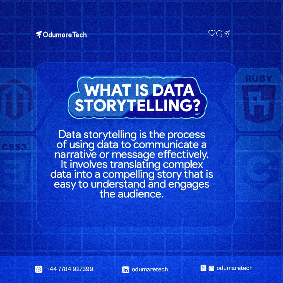 Hello Techies 😎

Data speaks volumes, but stories give it meaning. By weaving narratives around data, storytellers can convey the significance and implications of the data in a way that resonates with their audience.

#data #analytics #datastorytelling #learntechterms #tech