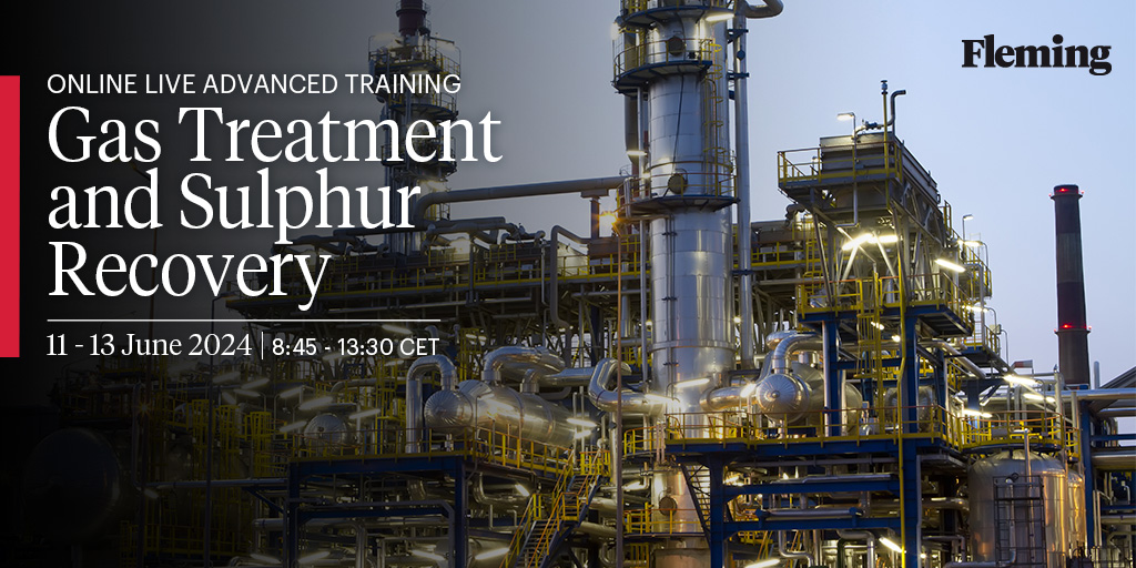 🌟 Dive into Gas Treatment & Sulphur Recovery with expert trainer Phil Tudhope! 🌬️ Explore solvent & non-solvent processes, sulphur recovery, & more. Join interactive sessions & boost your industry insights. Sign up now! 👉 eu1.hubs.ly/H07Nvv00 #GasTreatment #SulphurRecovery