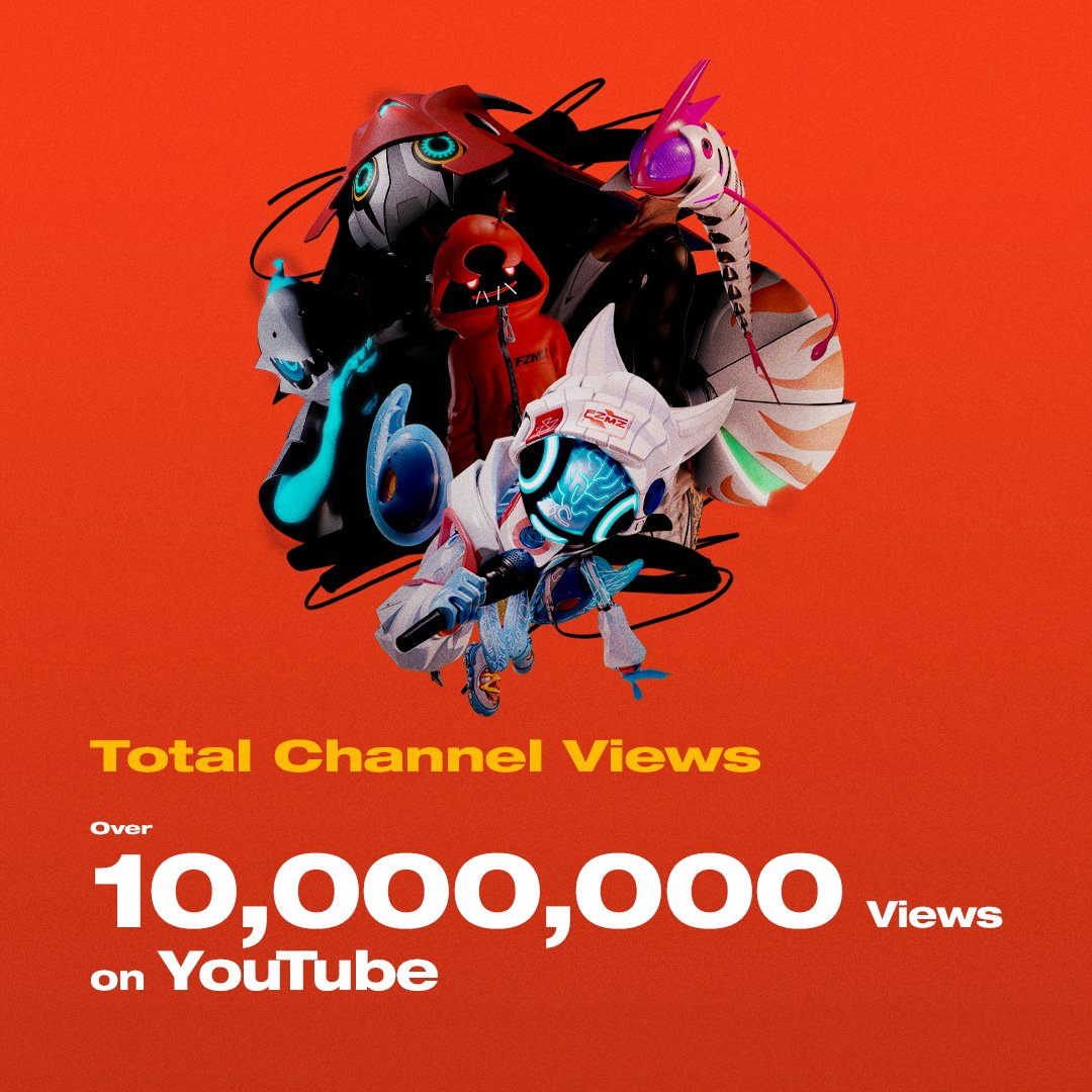 FZMZ_Official's tweet photo. /
⚡ 𝗕𝗿𝗲𝗮𝗸𝗶𝗻𝗴 ⚡
\
#FZMZ 公式YouTube Channelの総再生数が1000万回を突破!🔥🔥
The official FZMZ YouTube Channel has surpassed 10 million views!
▶ https://t.co/6mUHlEvriq
@YouTube @YouTubeJapan 🎉
#BROKENGAMES #FZMZ_DD #シャンフロ #Shanfro #NOまだ足らない https://t.co/WCsdFPhPZr