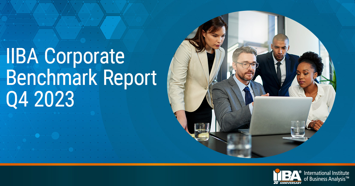 IIBA's tweet image. Get insights for better business analysis, better outcomes. 
Download IIBA&apos;s Corporate benchmark Q4 2023 report: go.iiba.org/2023-Q4-Corpor… 

#IIBA #IIBACorporateProgram #BusinessAnalysis
