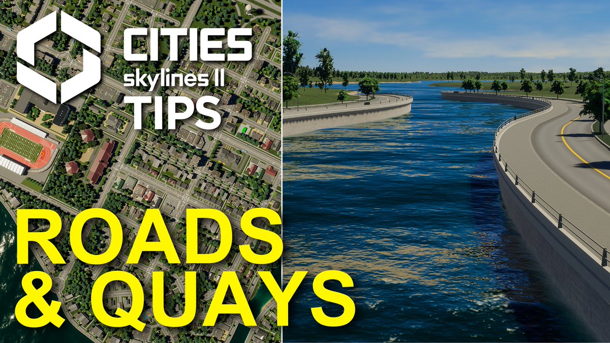 Whether you're a noob or a seasoned pro, we take a look at some quick tips for all things Roads &amp; Quays in <a href="/CitiesSkylines/">Cities: Skylines</a> 2! 🛣️🗝️

Check it out! 👉 youtu.be/YCL1koiLkgQ

#QuickTips #Tutorials #LetsGo
