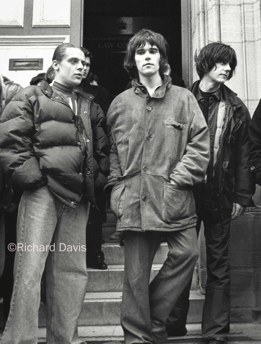 6th March 1990 #richarddavismcrphotography #mani #ianbrown #johnsquire #stoneroses #manchester #wolverhampton #wolverhamptonmagistratescourt