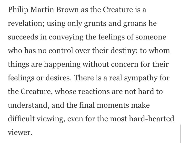 A lovely endorsement for our creature actor @PhilipMartinB in this review of new film Frankenstein: Legacy. Great work Philip! 🧟‍♂️💪🏻🎬

Out now on Amazon, Sky, iTunes, Google Play. 
#frankenstein #maryshelley #filmproduction #filmmaking #mandmfilmproductions #101filmsinternational