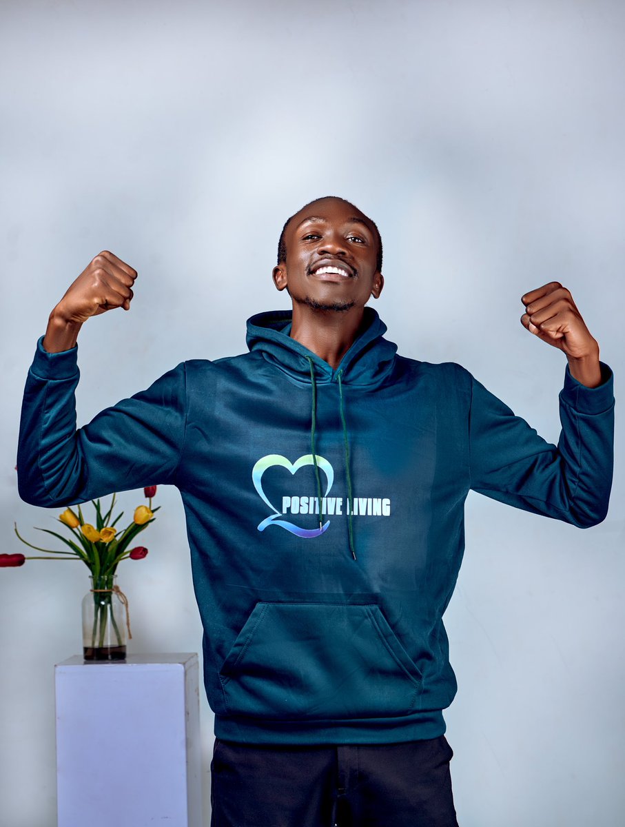 Look smart by supporting children living with HIV through contributing towards our “100k for 100people” campaign. Contribute only 100k and we will gift you this lovely Positive Living Hoodie.