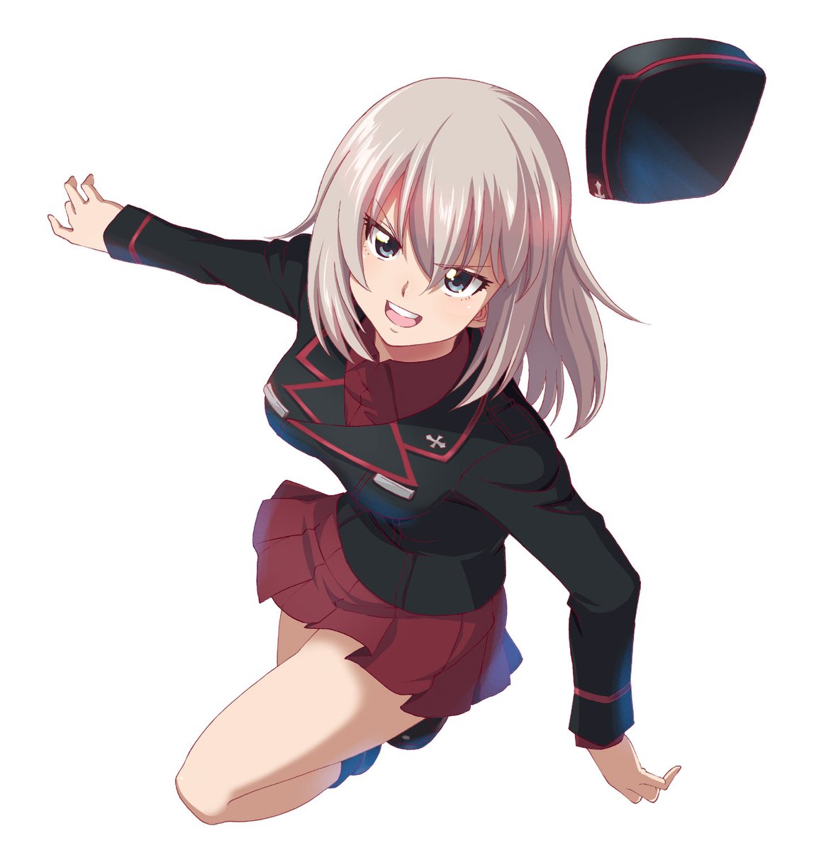 逸見エリカ 「エリカ生誕祭と聞いてけっこう描いてました^^;エリカ、誕生日おめでとう～☆#逸見」|才谷屋龍一🇺🇦パワパス第４巻・４月１３日発売☆のイラスト
