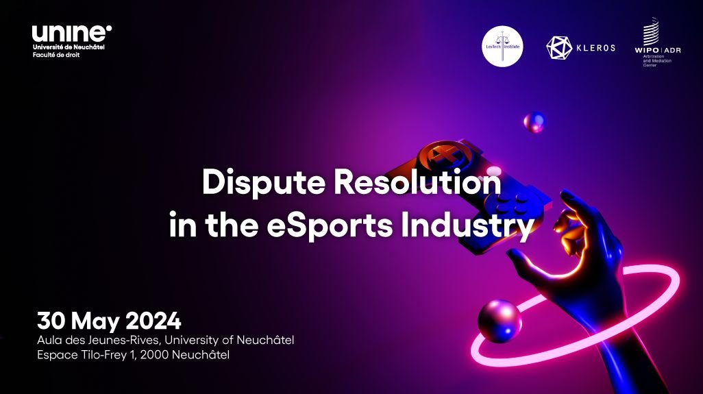 🎮 With Kleros and WIPO, the LexTech Institute is thrilled to announce its upcoming conference dedicated to exploring dispute resolution in #eSports🎮

🧐 Free event 
📅 30 May, 2024 Neuchâtel
🔗 Registration lnkd.in/e5guy32p

#disputeresolution #gaming #lextech