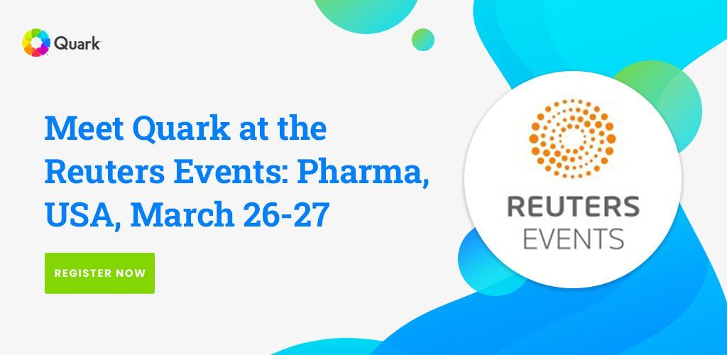 QuarkNews's tweet image. Quark is excited to be sponsoring and exhibiting at the Reuters Events: Pharma USA, March 26-27! 

Make sure to meet the Quark team if you&apos;re attending! buff.ly/3TpFMl2

#ReutersEvents #Pharma #EnterpriseContent #QuarkPublishingPlatform