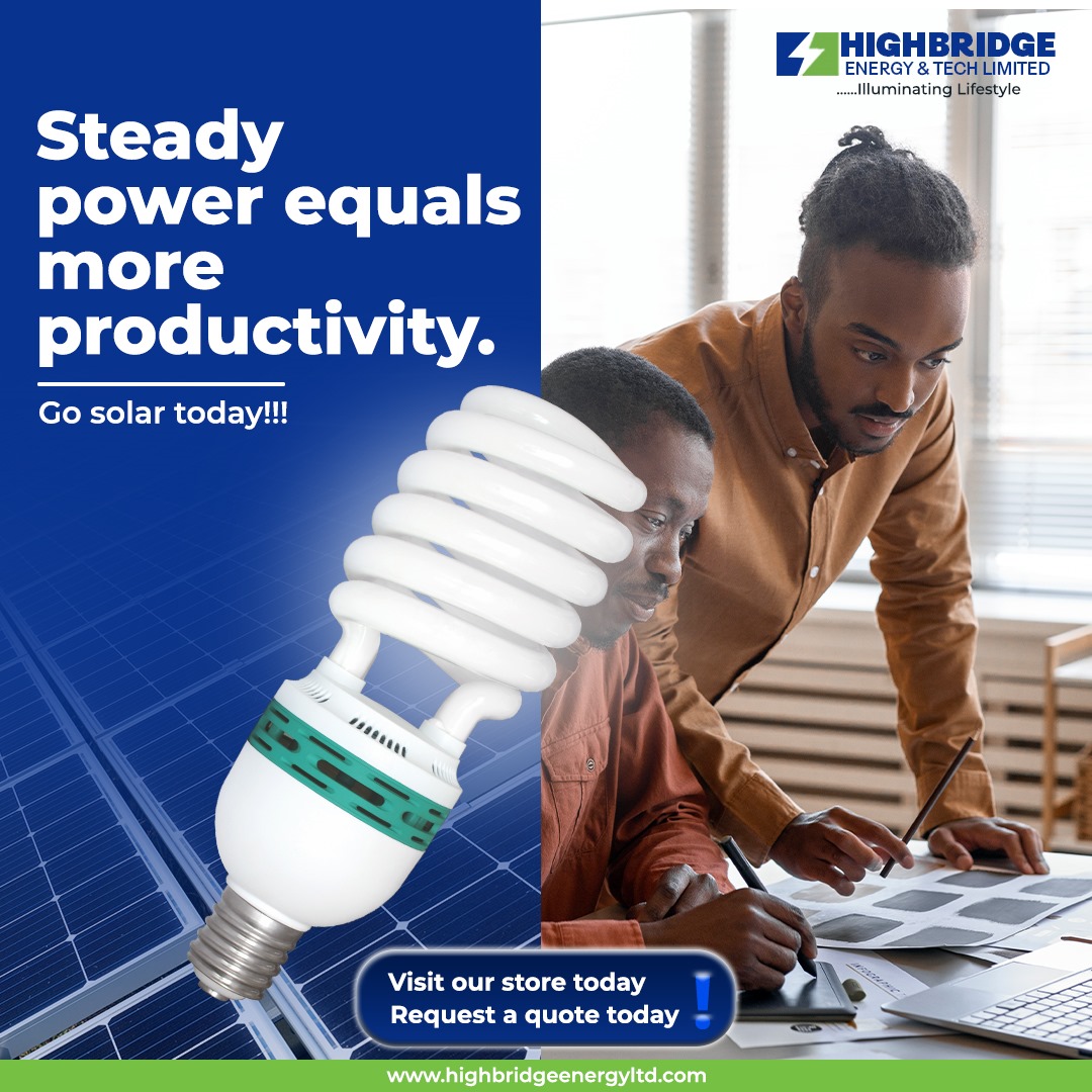 _HBEnergy_'s tweet photo. Embrace a Greener Tomorrow: Lighten Your World and Contribute to Sustainable Living by Choosing Solar Power Today. ☺☺😊

Choose Highbridge energy and Tech for a greener and brighter tomorrow.

#highbridgeenergy
#Solar https://t.co/U1UusoNTzt