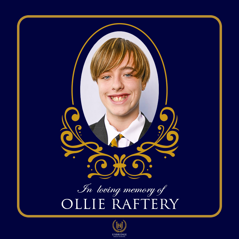 Yesterday we came together to remember and celebrate the life of UHS student Ollie Raftery. Even in the face of significant challenges, Ollie's relentless positivity is a lesson for all. We are proud of everything he achieved, and our thoughts are of course with his family.