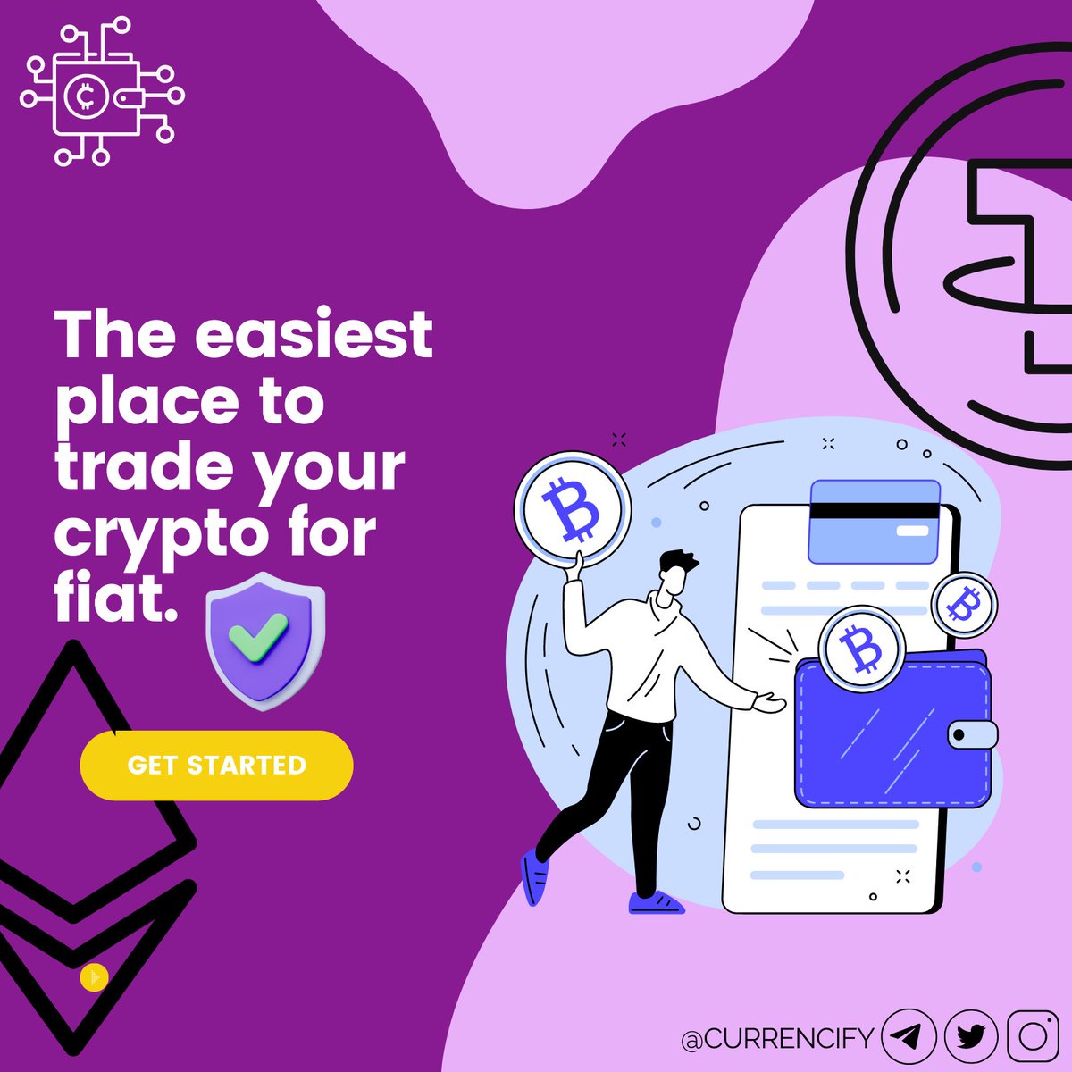 currencify's tweet photo. From blockchain to banknotes - your crypto, your way! 🚀

 #DigitalMerchant
#currencify https://t.co/kZR5ZGhxJv