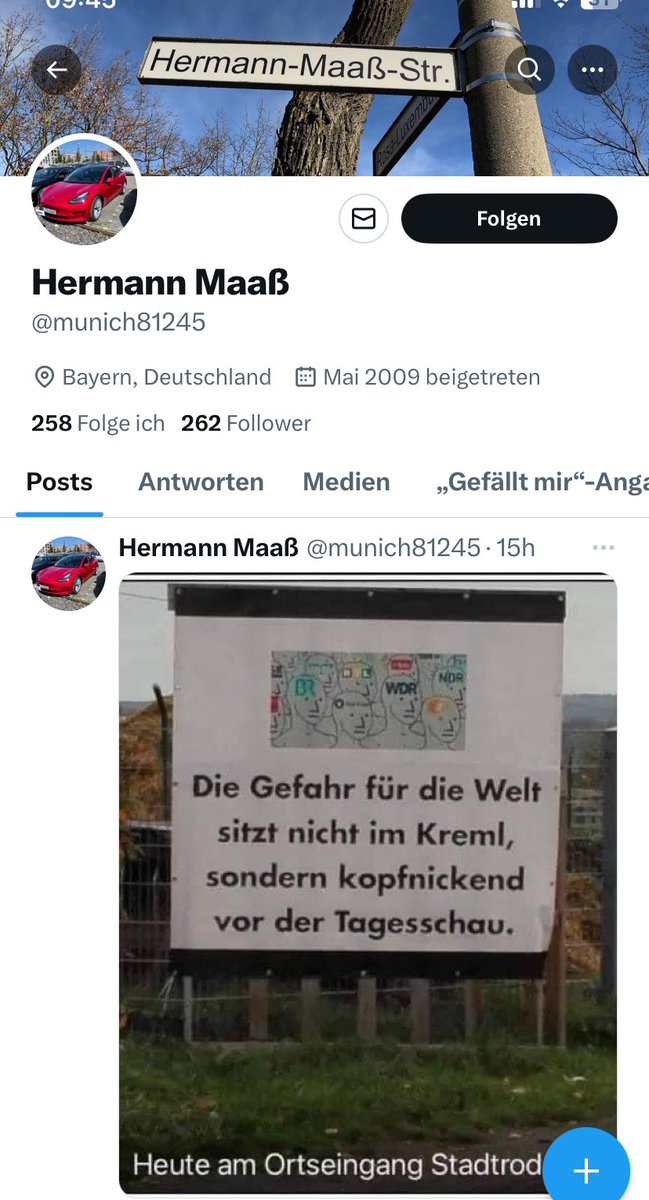 Liebe Freunde und Folliis, Tut euch selbst einen Gefallen und lasst den Blockfinger über diesem Account kreisen! Da zeichnet wieder mal einer Bild von uns Münchnern, das lange durchaus NICHT so ist! ✊😎 Schaut euch aber noch seine Postsan. 🤮