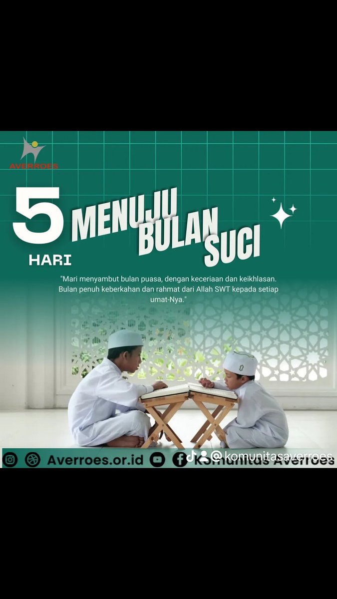 avecom's tweet photo. Yuk persiapkan.

Nawaitu shouma ghodin .... https://t.co/X6pLYp3NqG